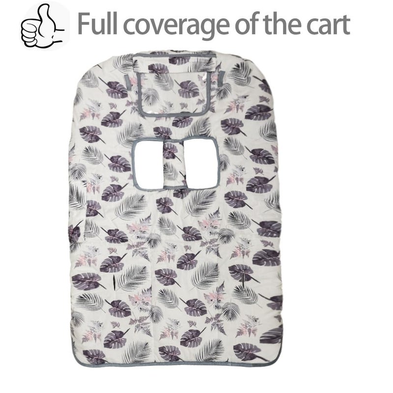 RHYDEER Shopping cart Cover for Baby, 2 in 1 high Chair Cover, roll in and go, Universal fit - Image 4