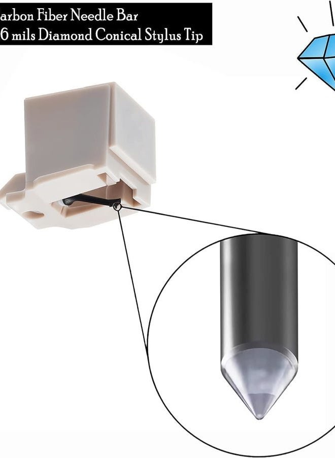 TELIGREAT Newly Upgraded Diamond ATN3600L ATN3600LC ATN91 ATN90 Conical Replacement Stylus Needle, Compatibility for Audio-Technica AT-LP60 Series, AT-LP60X, AT-LP60XBT Turntable Player - Image 2