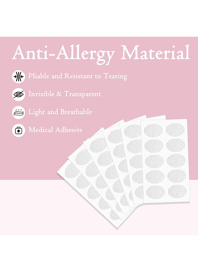 Jaysuing Clear Earring Support Patches, Earring Protectors Ear Lobe Support Patches, Earring Backs For Droopy Ears, Ear Care Products For Torn Or Stretched Ear Lobes, 100 Patches  - Image 5