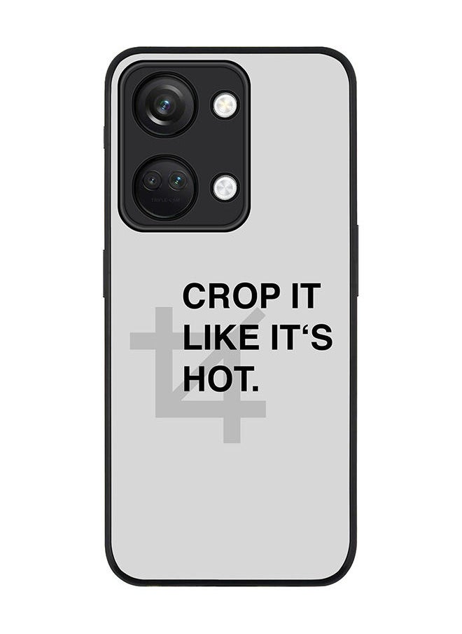 Stylizedd - Rugged Black edge case for ONEPLUS NORD 3 5G / OnePlus Ace 2V, Slim fit Soft Case Flexible Rubber Edges Anti Drop TPU Gel Thin Cover -  Crop It - Image 1