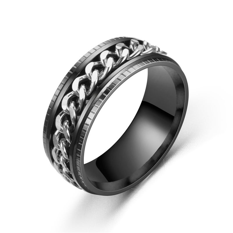 Men's Ring - Stainless Steel Chain Link