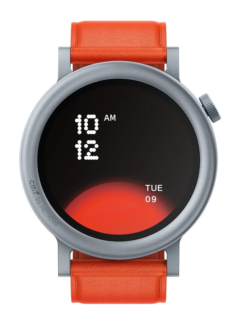 CMF Watch Pro 2 Smartwatch for Men Women, Fitness Tracker with Heart Rate, SPO₂ Monitoring,120 Sports Model, Bluetooth Calls with AI Noise Reduction, IP68 Waterproof with GPS for Android iOS Orange - Image 1