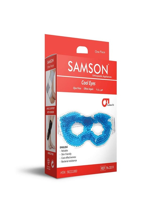 Samson Cool Eyes,Relaxing Gel Eye Mask with Strap | Cooling Relaxation for Tired Eyes - Universal - Image 4
