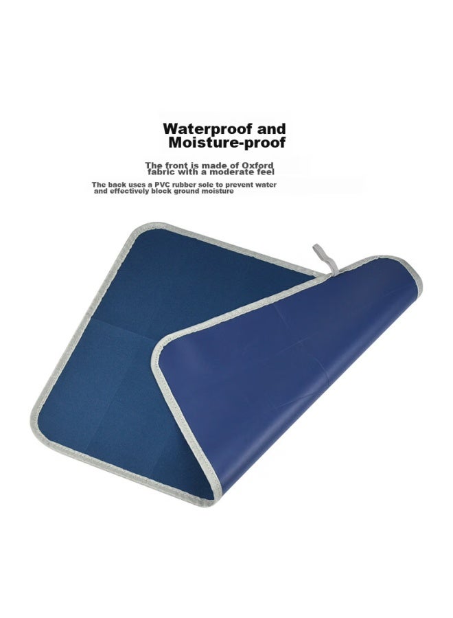 Wellhouse Single Folding Seat Cushion, Beach Moisture-proof Dirt-proof Park Grass Mat, Lightweight Foldable, Multiple Colors Randomly Two-pack - Image 2