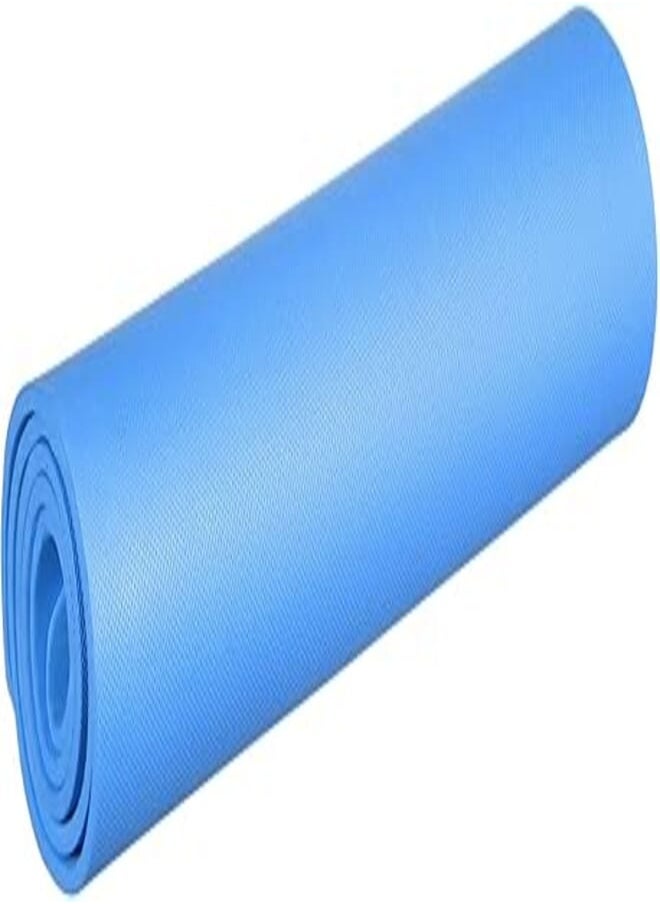 Spurt SPURT Yoga Mat with Black Carrying Bag Size 183x61cm Thicknes 8MM Blue 