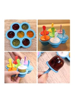 9 Mini Ice Popsicles Silicone Molds Baby Food Grade Freezer Tray Summer Popsicle Maker - pzsku/Z9F03A792DC876476502BZ/45/_/1666426709/84ea43e9-3d0f-443f-b1dc-8cfd8e637245