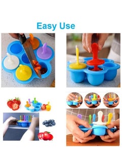 9 Mini Ice Popsicles Silicone Molds Baby Food Grade Freezer Tray Summer Popsicle Maker - pzsku/Z9F03A792DC876476502BZ/45/_/1666426709/a55127ad-26f7-4a0a-8e37-e553cddbbd4c