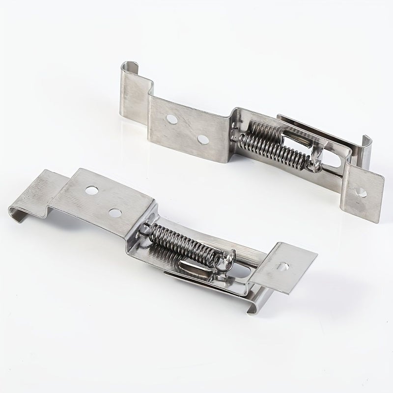 Silvery 2 Pack Stainless Steel License Plate Holder For EU Standard Trailer Camper - Image 1
