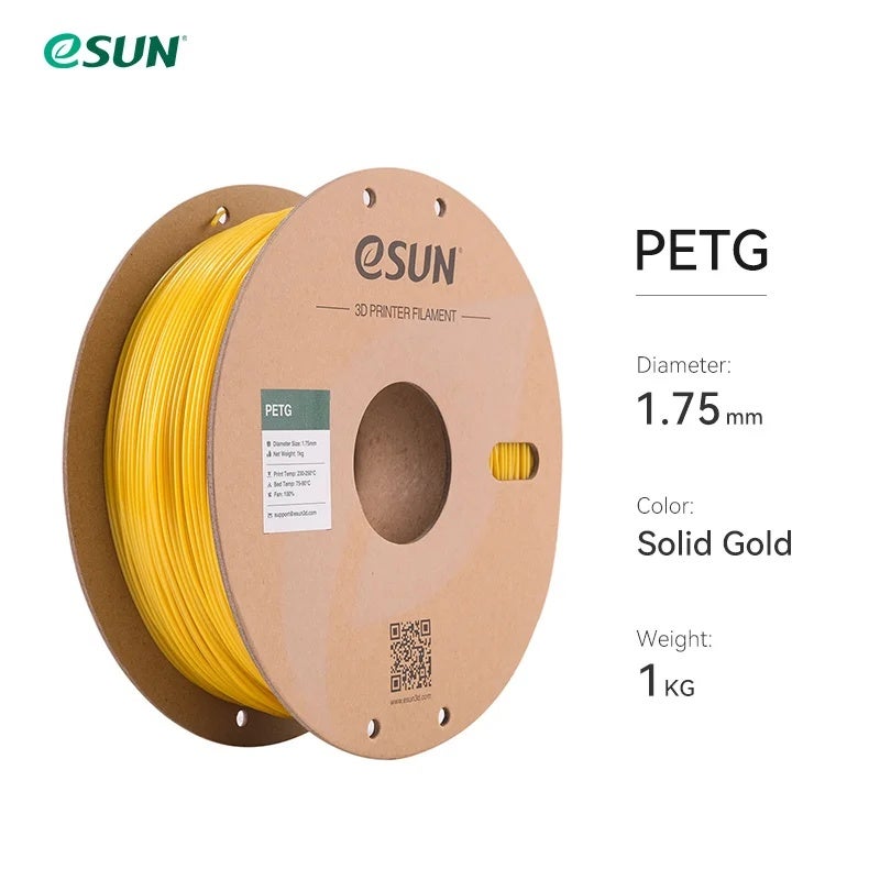 إي صن خيط طباعة PETG بقطر 1.75mm وبكرة 1 كجم مادة طباعة متينة للطابعات ثلاثية الأبعاد بألوان متعددة - Image 1