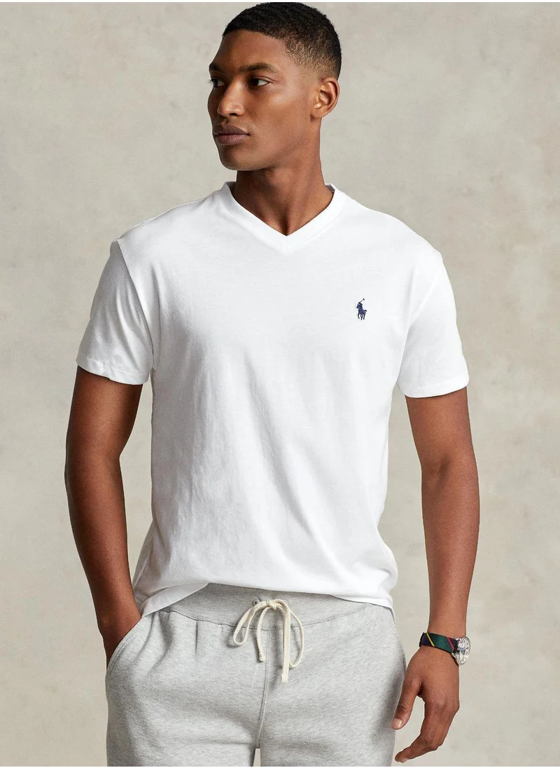 POLO RALPH LAUREN Classic Fit Jersey V-Neck T-Shirt