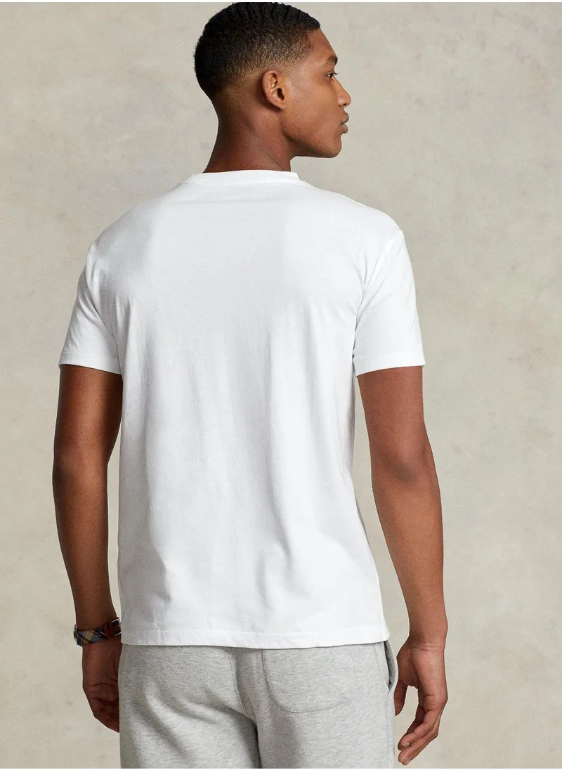 POLO RALPH LAUREN Classic Fit Jersey V-Neck T-Shirt