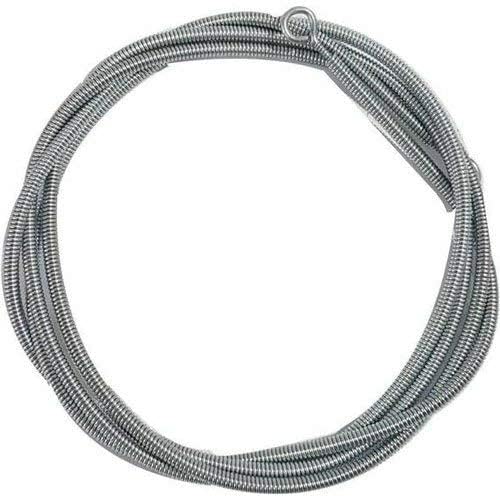 ZUBSHA Standard Curtain Spring Wire 1Meters Aluminium Window Cord KIT ZINC Polished Spring Wire with 10 Hooks and Eyes Silver1meter - Image 3