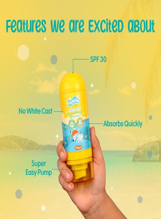 Puddles Bring Start School Duo | Kids Detan Facewash + Sunscreen | Gentle Cleansing & Daily Sun Protection | Brightening, Non-Sticky, Dermatologically Tested, Safe Skincare Combo for School Routine - Image 5
