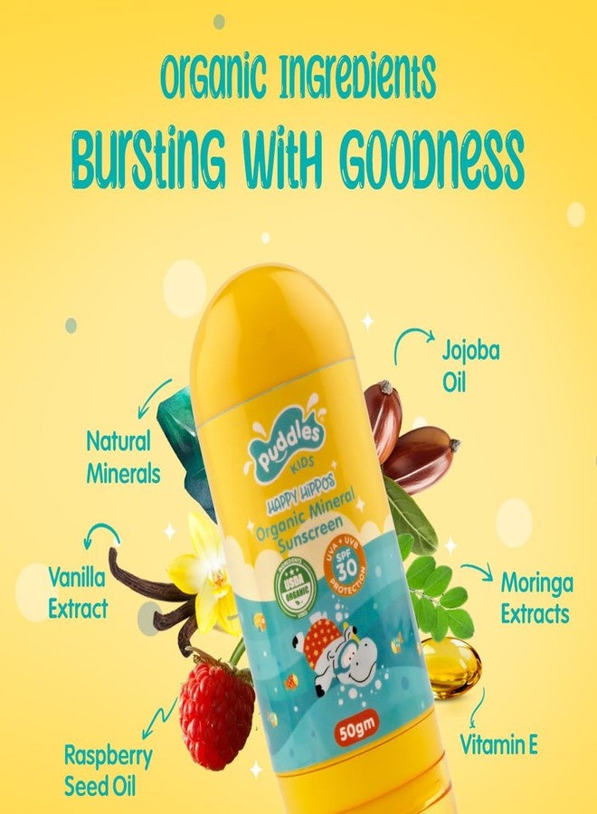Puddles Bring Start School Duo | Kids Detan Facewash + Sunscreen | Gentle Cleansing & Daily Sun Protection | Brightening, Non-Sticky, Dermatologically Tested, Safe Skincare Combo for School Routine - Image 3