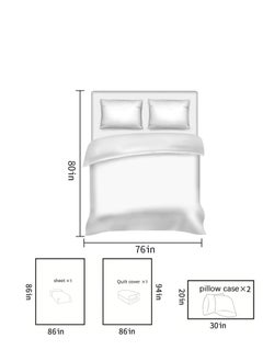 KASTWAVE 8 PCS Disposable Bed Sheets Fitted Sheet Queen Size, Disposable Travel Sheets for Travel with 2 Bed Sheet 2 Quilt Cover and 4 Pillowcase for Travel Business Trip Spa Hotel  - Image 5