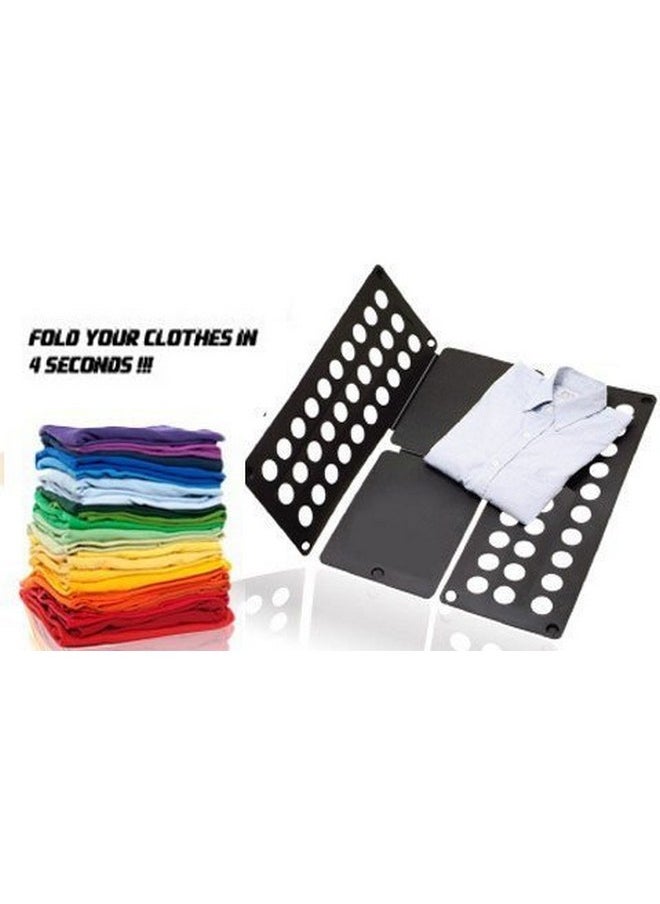 Plastic Adjustable Clothes Folder T Shirt Flip Fold Folding Board Fast Laundry Folder Clothing Flipfold (S1140_Black), Pack Of 1 Count - pzsku/Z9F0440B11F889B6948BFZ/45/_/1735817881/159391bb-5be7-43ba-8164-f8dac8c5691f