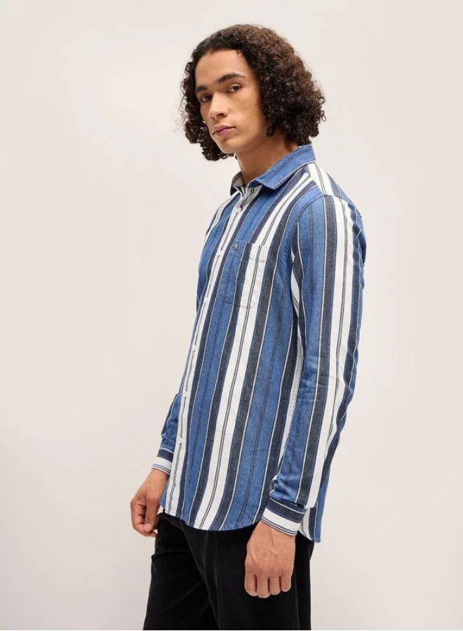 THE BEAR HOUSE Men's Shirt for Casual and Formal Wear | Classic Button-Down Style for Office, Daily Use, Travel, Events & All-Season Outfits | Versatile & Stylish Wardrobe Essential for Every Occasion