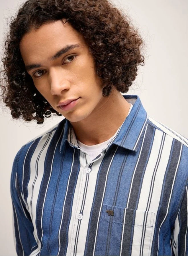 THE BEAR HOUSE  Men's Shirt for Casual and Formal Wear | Classic Button-Down Style for Office, Daily Use, Travel, Events & All-Season Outfits | Versatile & Stylish Wardrobe Essential for Every Occasion for Men | Best Price UAE