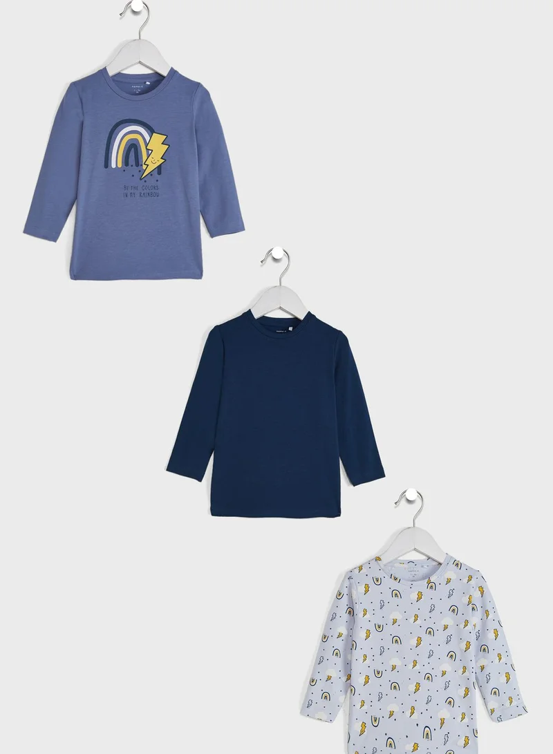 NAME IT Infant 3 Pack Assorted T-Shirt