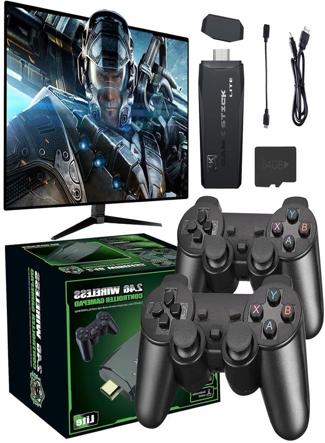 SSR 20000+ Games Retro Wireless Game Stick - 23 Emulators HD Output System, Plug and Play Video Game Consoles with 64GB TF Card, 2.4G Wireless Controllers - Ideal Gift for Gamers of All Ages - Image 1