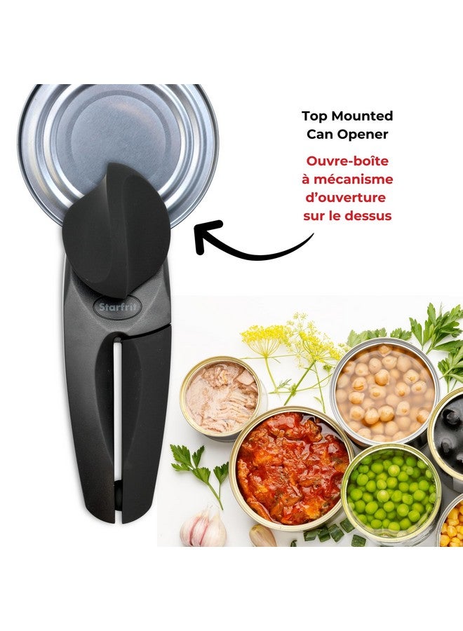 Starfrit Starfrit MightiCan Can Opener - Safe - Holds Lid and Leaves No Sharp Edges on Lid - 3 year warranty - Comfort Grip - Heavy Duty Non-Slip Knob  - Image 4