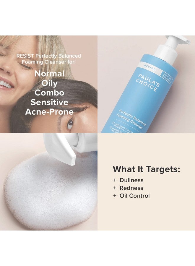 PAULA'S CHOICE Resist Perfectly Balanced Foaming Cleanser, Hyaluronic Acid & Aloe, Anti-Aging Face Wash, Large Pores & Oily Skin, 190 Ml - Image 4