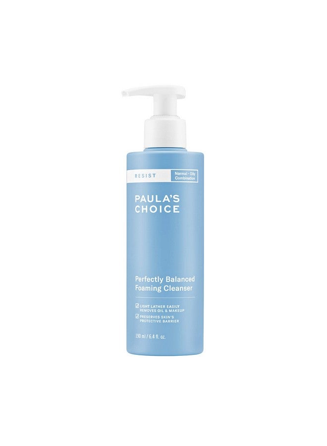 PAULA'S CHOICE Resist Perfectly Balanced Foaming Cleanser, Hyaluronic Acid & Aloe, Anti-Aging Face Wash, Large Pores & Oily Skin, 190 Ml - Image 1