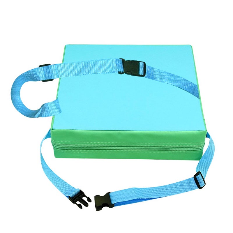 Sunmall Toddler Booster Seat for Dining TableChair Increasing Cushion for Baby KidsPortable Dismountable Adjustable Highchair Booster Blue Green