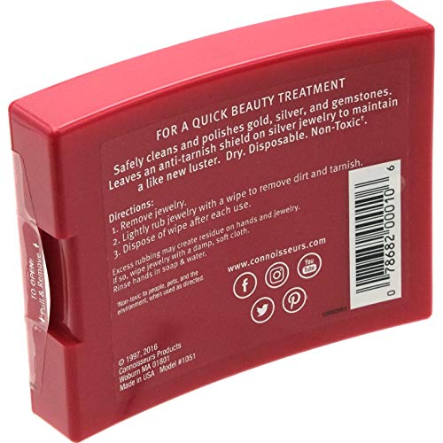 CONNOISSEURS Jewelry Wipes - World Leader Jewelry Essentials Cleaner 1014-CON - Image 2