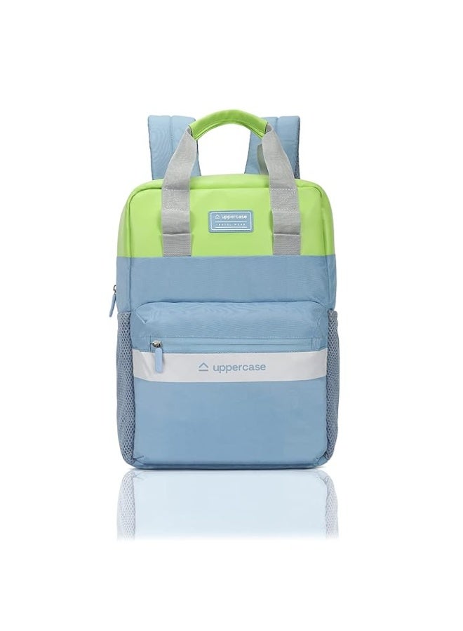 uppercase Medium 17 Ltrs Vegan Leather (upto 14 inch) Laptop Backpack 2300EBP1 3x more water resistant sustainable bags with rain proof zippers for Men, Women, Boys and Girls, 750 Days warranty - Image 1