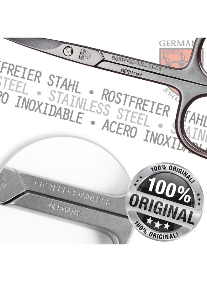 3 Swords Germany brand quality STAINLESS STEEL CURVED CUTICLE SCISSORS (1 PIECE) with round tips for DIABETICS - manicure pedicure - nail care by 3 Swords - Made in Germany - Image 5