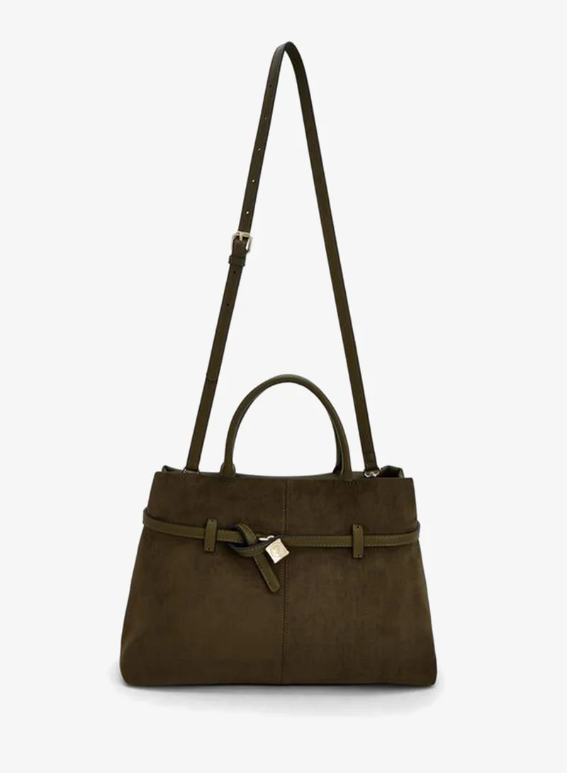 Celeste  Solid Tote Bag With Detachable Strap for Women | Best Price UAE