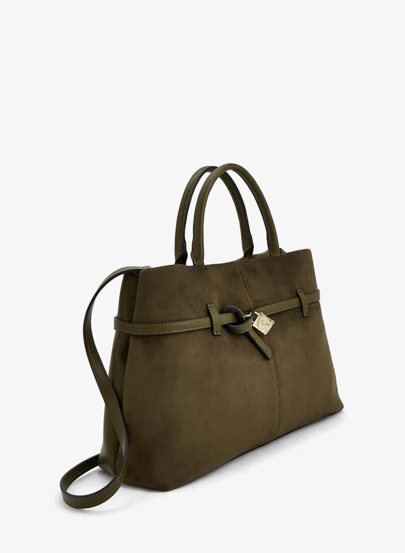 Celeste  Solid Tote Bag With Detachable Strap for Women | Best Price UAE
