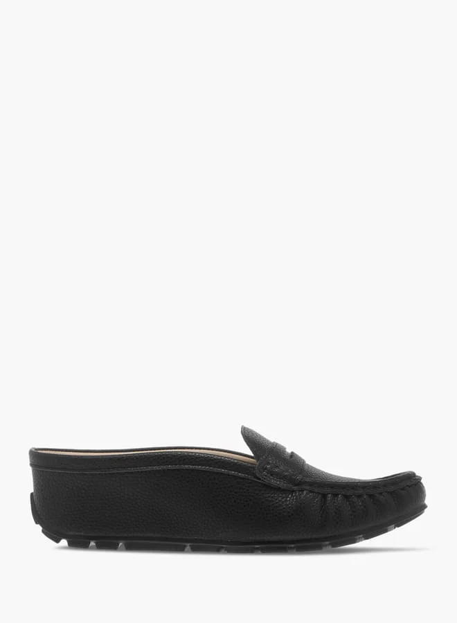 Womens Cutout Detail Slip-On Mules