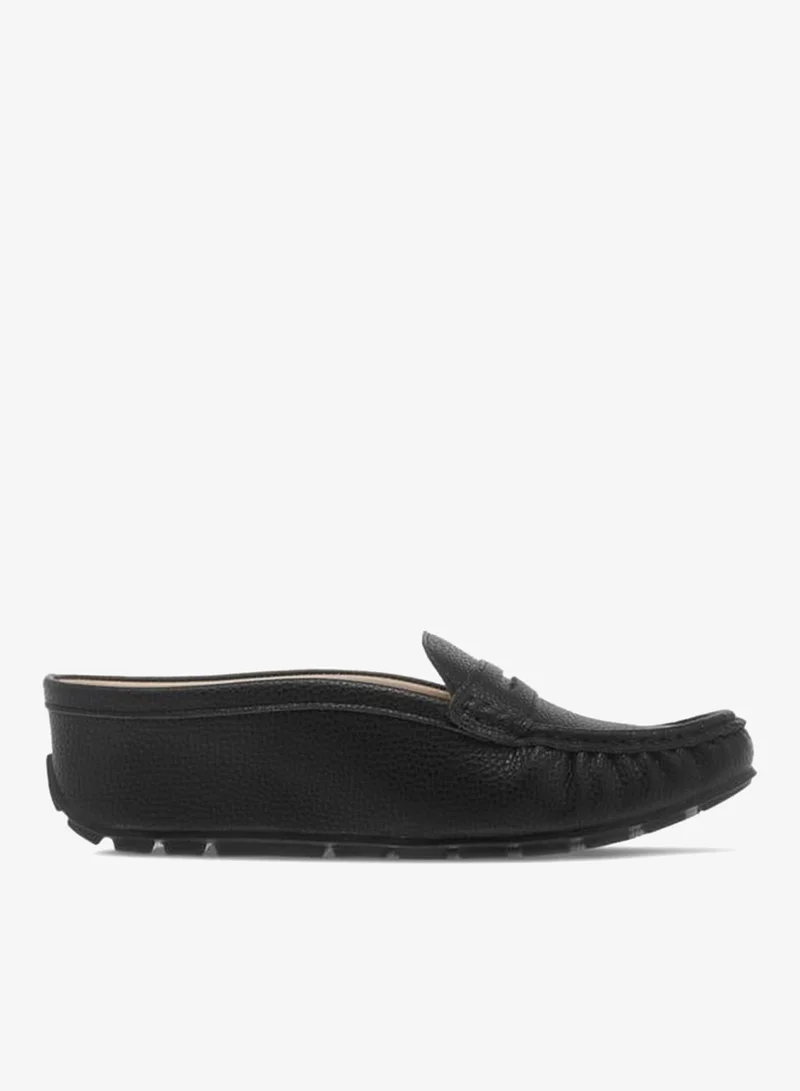 Cutout Detail Slip-On Comfort Mules