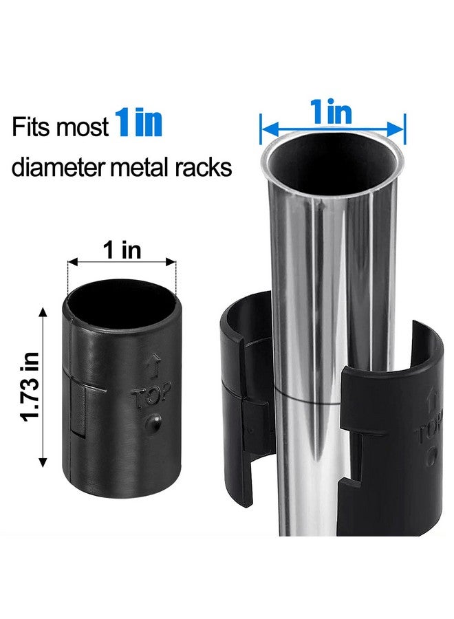 ANPHSIN 72 Pcs Wire Shelf Clips for 1" Post - 36 Pairs of Wire Rack Lock Clip Replacements for Metal Shelving Sleeves System, Plastic Parts for Stability and Layer Spacing Adjustment - Image 1