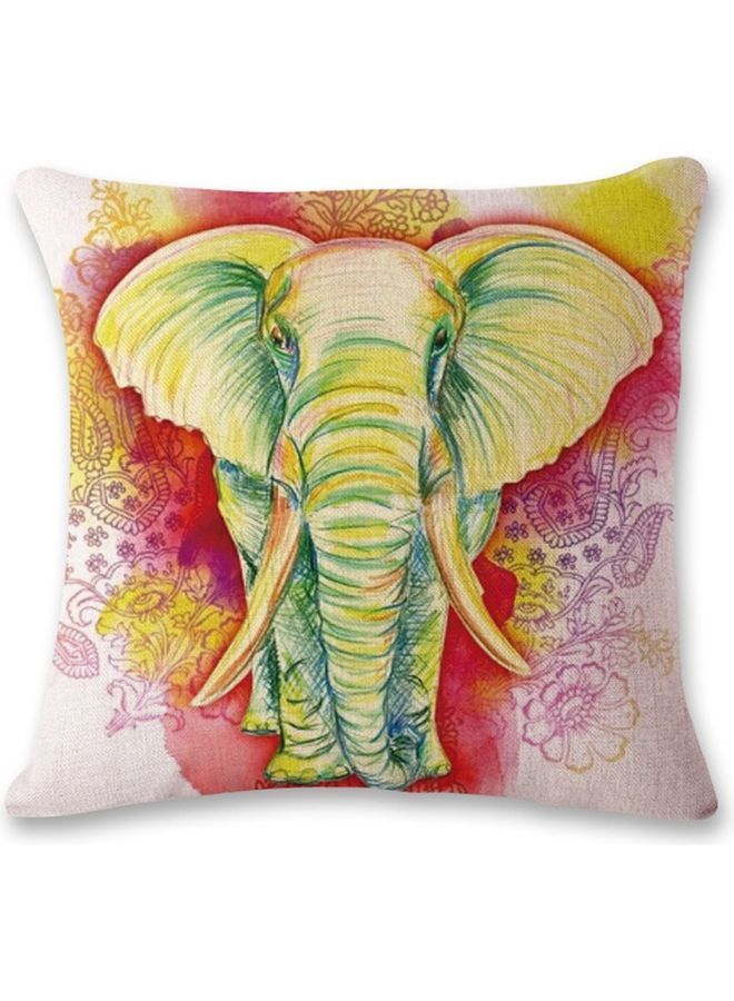 NIBEMINENT Decorative Printed Cushion Cover Multicolour