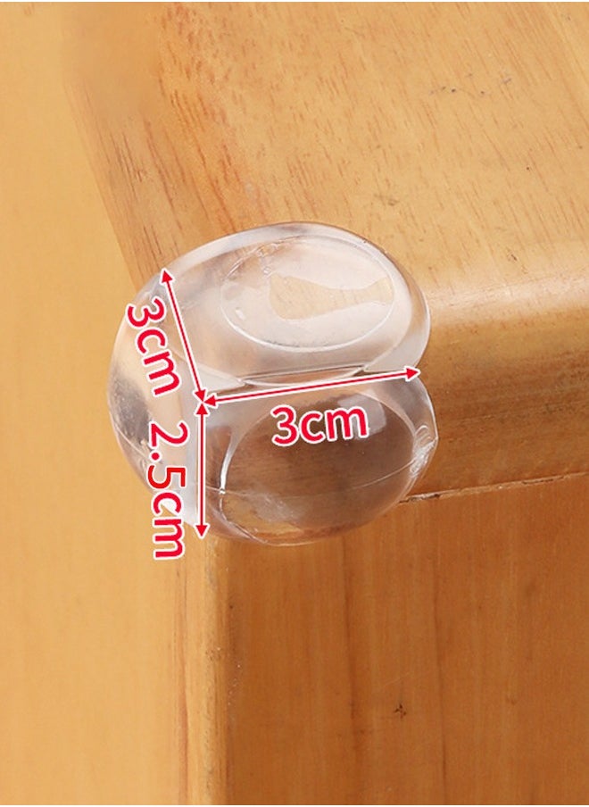 Aissiora 10PCS PVC transparent anti-collision corner Airbag protective cover Children's anti-collision corner protector Table corner protective cover  - Image 2