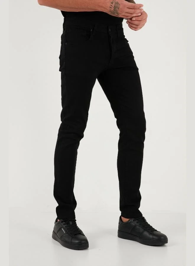 Buratti  Buratti Stretch Cotton Slim Fit Normal Waist Skinny Leg Jeans Men's JEANS 1115C01NAPOLI for Men | Best Price UAE