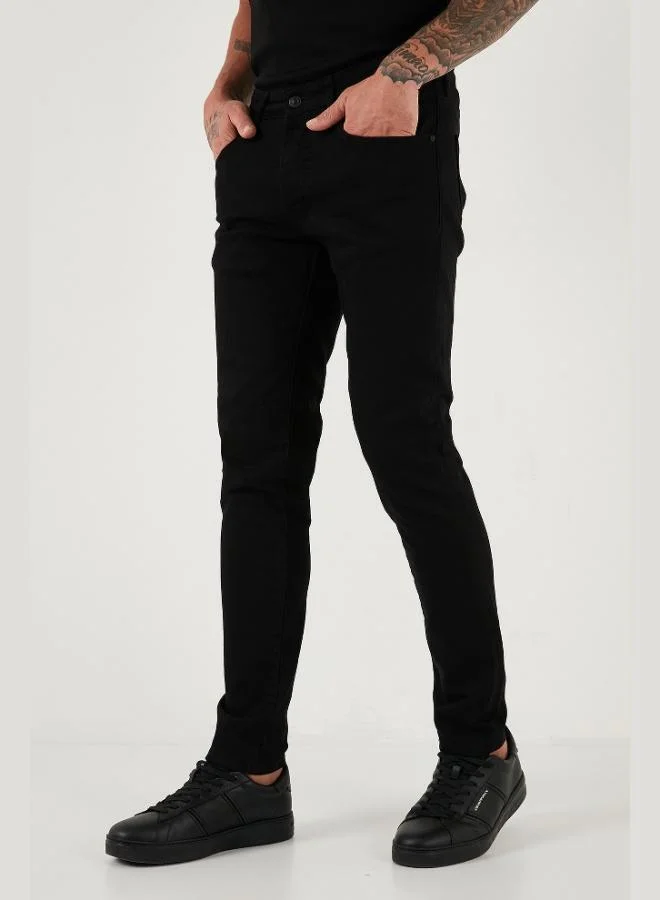 Buratti  Buratti Stretch Cotton Slim Fit Normal Waist Skinny Leg Jeans Men's JEANS 1115C01NAPOLI for Men | Best Price UAE