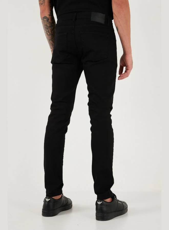 Buratti  Buratti Stretch Cotton Slim Fit Normal Waist Skinny Leg Jeans Men's JEANS 1115C01NAPOLI for Men | Best Price UAE