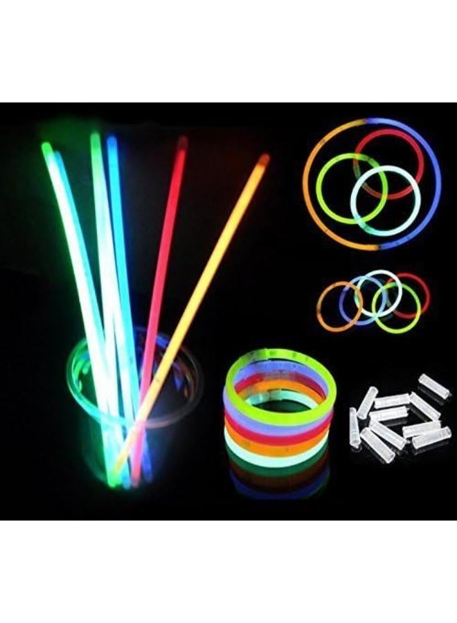 Divine Shine Light up Toys Glowsticks Mixed Colors Party Favors for Kids Birthdays Toys for Boys Girls (Pack of 50 Glowsticks) - Image 1