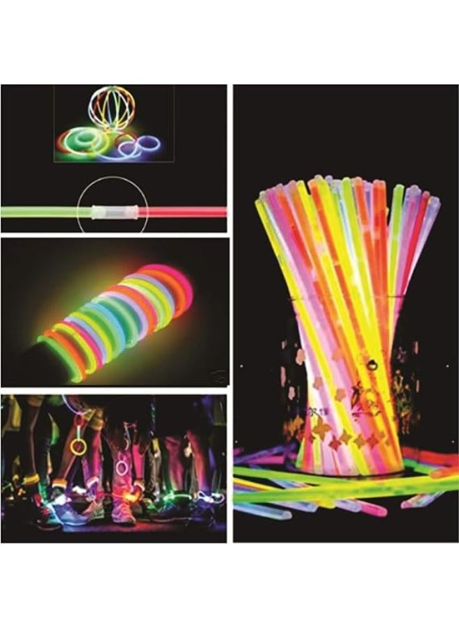 Divine Shine Light up Toys Glowsticks Mixed Colors Party Favors for Kids Birthdays Toys for Boys Girls (Pack of 50 Glowsticks) - Image 3