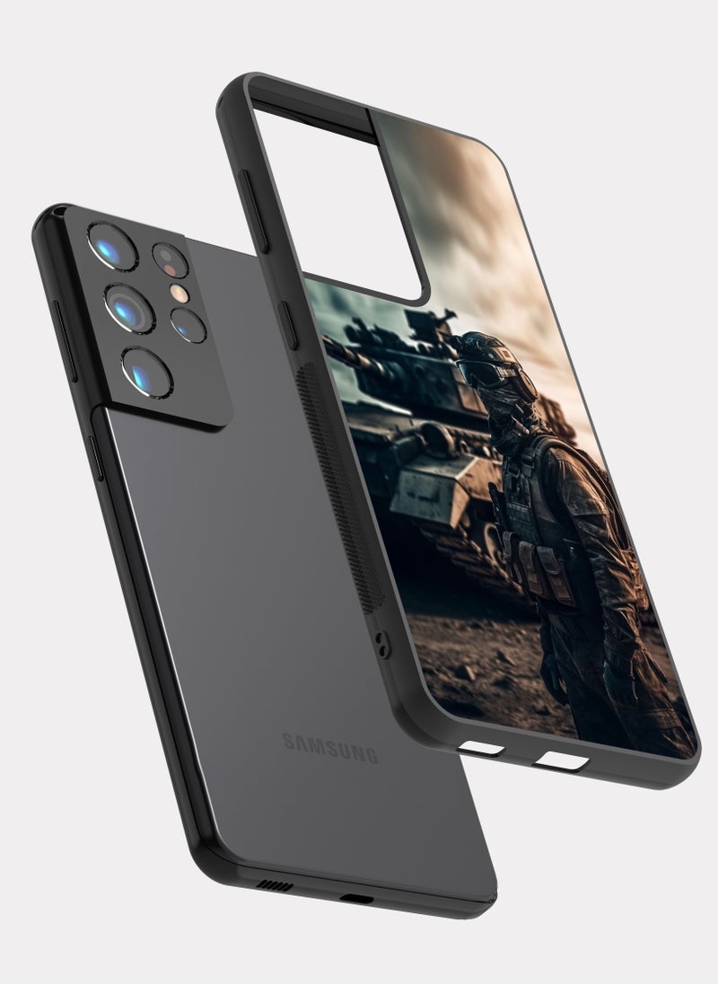 PXLAAT Samsung Galaxy S21 Ultra case cover Soldier - Image 2