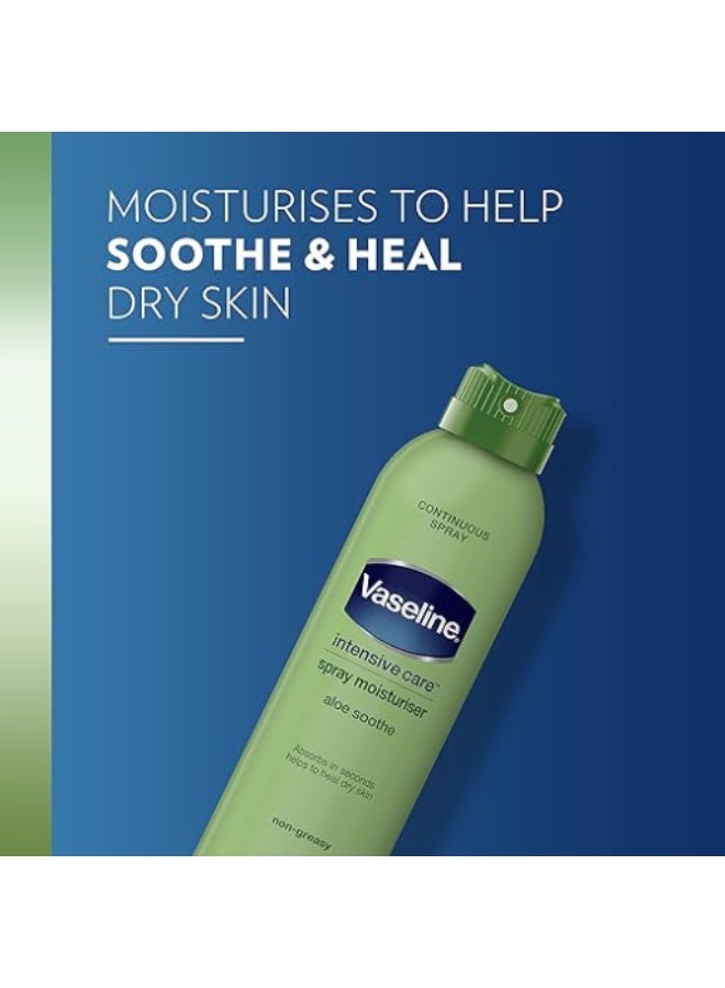 Vaseline Intensive Care Aloe Soothe Spray Moisturizer 190g - Image 5