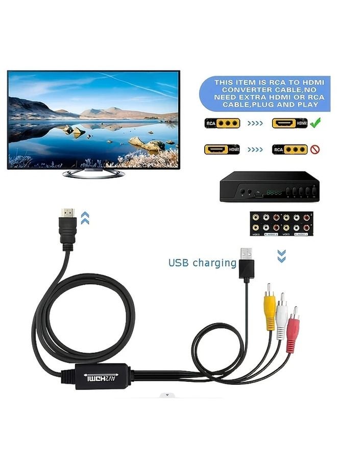 كابل RCA إلى HDTV أسود طول 6 قدم (1.8 متر) - Image 5