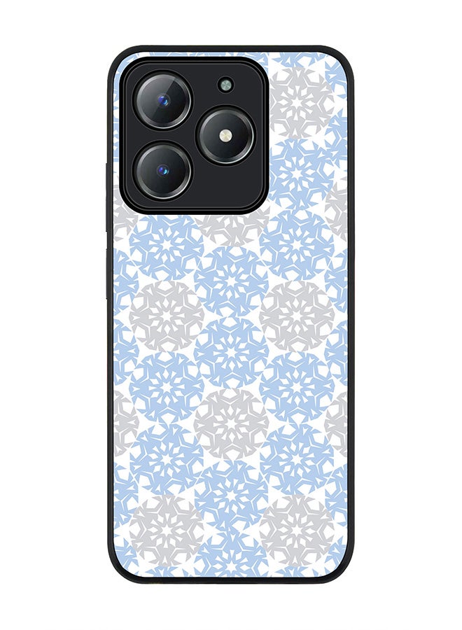 For Realme C63 / Realme C61 4G Case,Slim fit Camera Protection, Shockproof Thin Phone cover  - Frozen Snowflakes