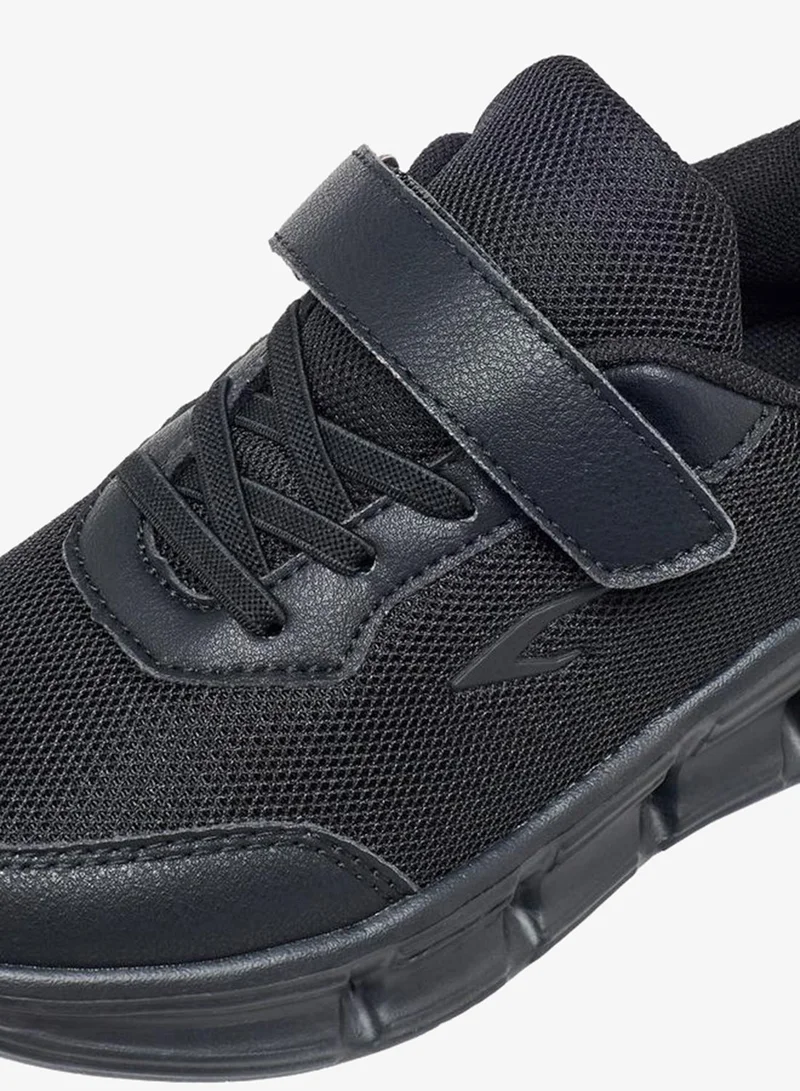 Dash BLACK Boys Hook & Loop School Sports Shoes for Men | Best Price UAE