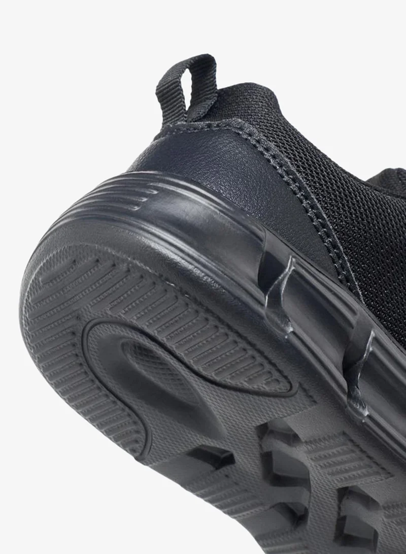 Dash BLACK Boys Hook & Loop School Sports Shoes for Men | Best Price UAE