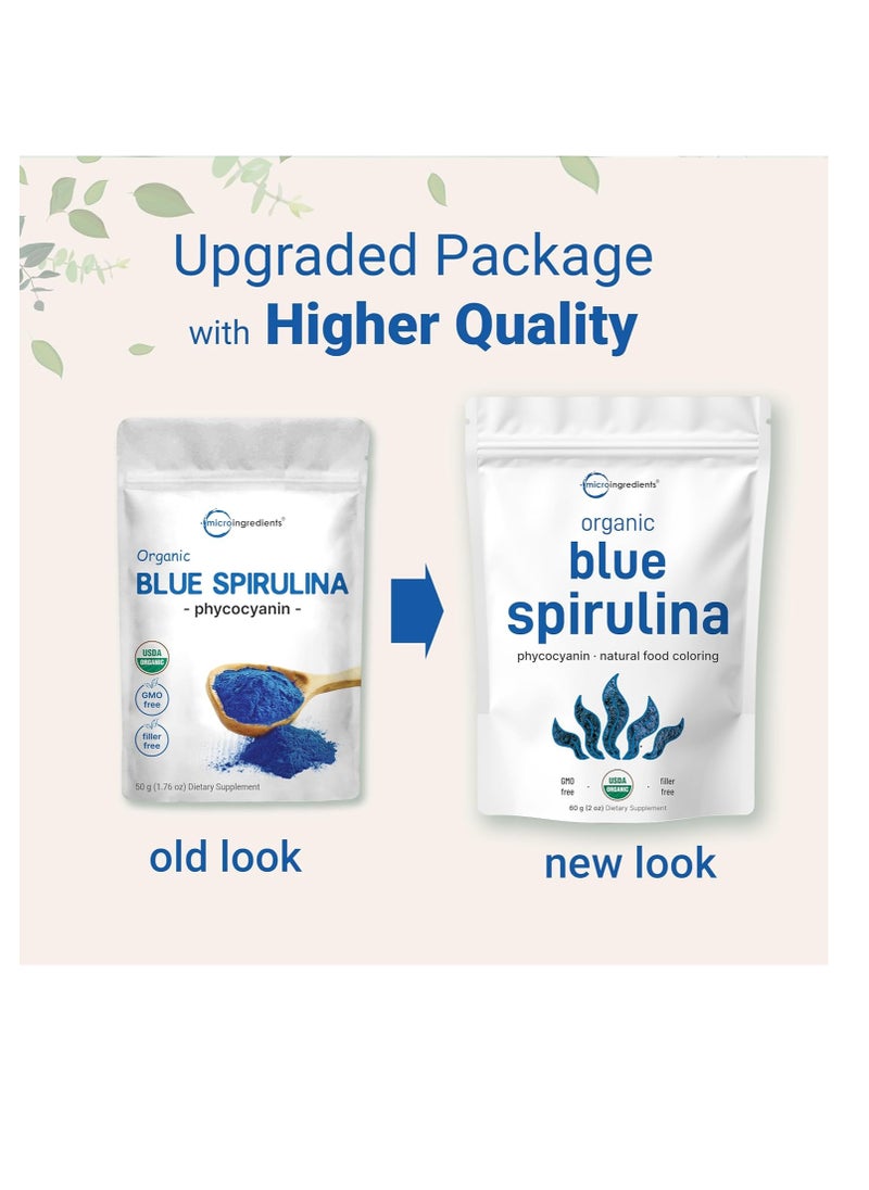 microingredients - Organic Blue Spirulina Powder Vegan Protein 50g - Image 1